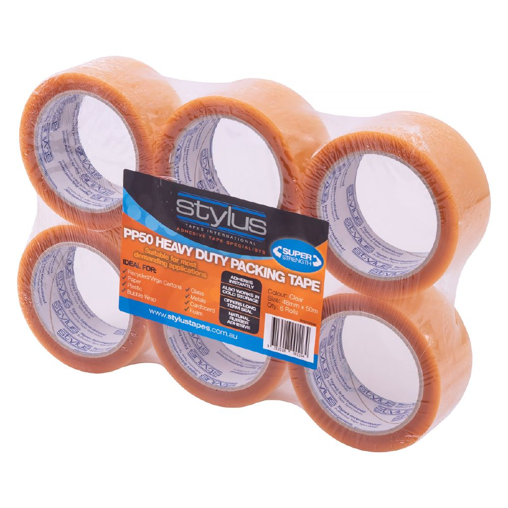 Natural rubber packaging tape built for demanding transit and storage conditions